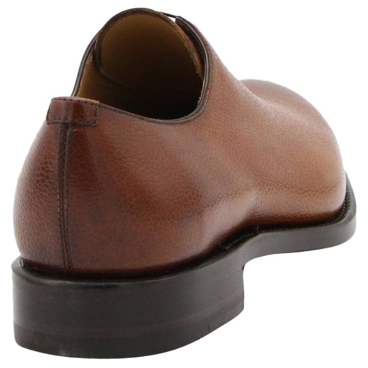 FERRAGAMO Salvatore Leather Round Toe Loafers 'Brown' 圖 3