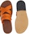 FERRAGAMO Salvatore Leather Woven Peep-Toe Flat Sandal 'Orange' 021099-758299