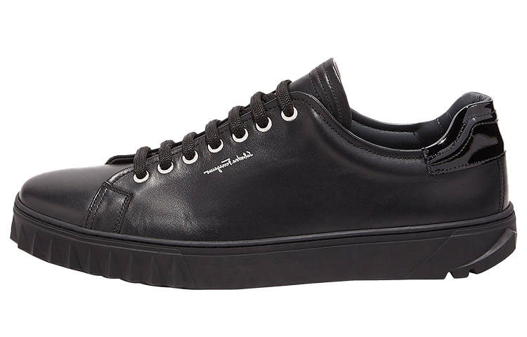 FERRAGAMO Salvatore Low-Top Sneaker 'Black Calfskin' 02A888-686293