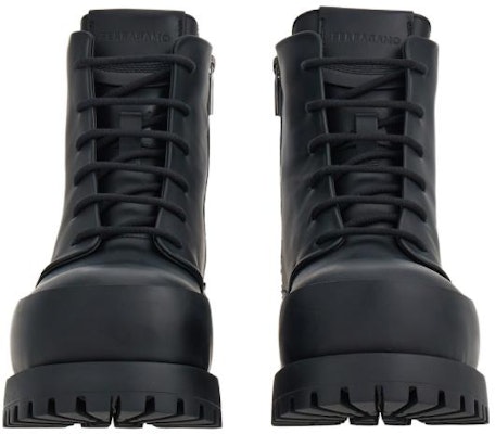 FERRAGAMO Salvatore Round Toe Lace-Up Boots 'Black Leather' 021984-766278 Shop FERRAGAMO Salvatore Round Toe Lace-Up Boots 'Black Leather' 021984-766278