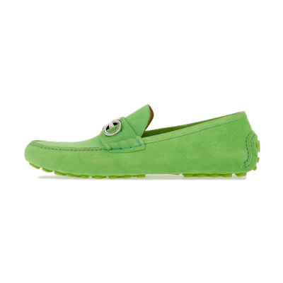 FERRAGAMO Salvatore Slip-On Loafer 'Green Buckle'