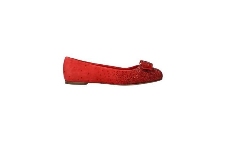 FERRAGAMO Salvatore Varina 'Red Flame Suede' 圖 2