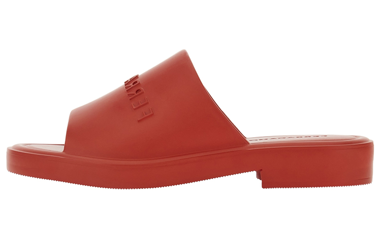 FERRAGAMO Salvatore Wide Strap Open Toe Slide 'Red' 021678-763219