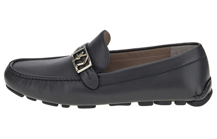 FERRAGAMO SF Buckle Loafers 'Black'