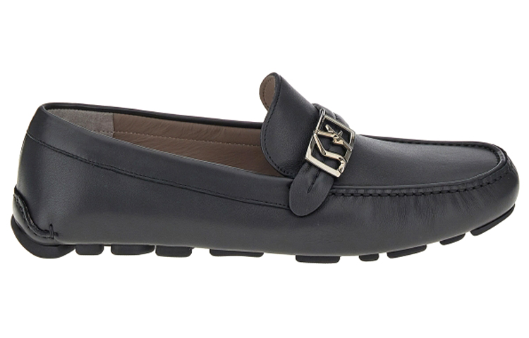 FERRAGAMO SF Buckle Loafers 'Black' 圖 2