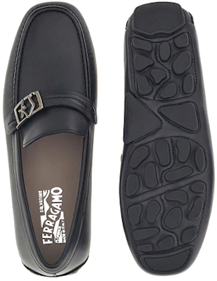 菲拉格慕 SF 扣飾休閒平底鞋 黑色 Purchase 菲拉格慕 SF 扣飾休閒平底鞋 黑色