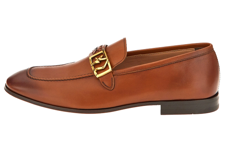 FERRAGAMO SF Buckle Moccasin 'Brown'