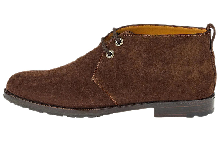 FERRAGAMO Short Boot 'Brown Suede Two-Hole' 029488-651491