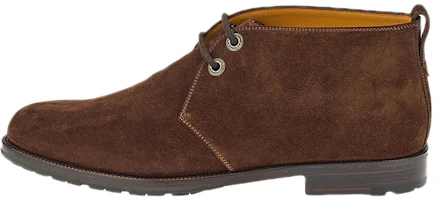 FERRAGAMO Short Boot 'Brown Suede Two-Hole' 029488-651491 FERRAGAMO Short Boot 'Brown Suede Two-Hole' 029488-651491