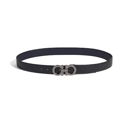 Ferragamo Smooth Buckle Leather Belt 3.5cm 679710-0687611