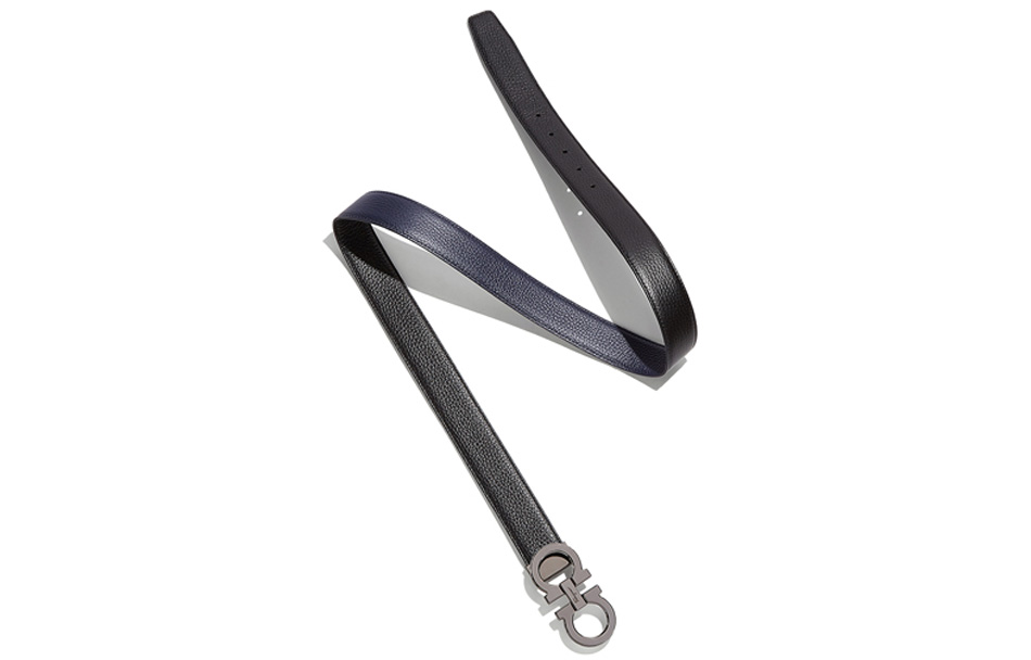 Ferragamo Smooth Buckle Leather Belt 3.5cm 679710-0687611 圖 3