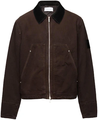 Chaqueta Casual Manga Larga FERRAGAMO con Logo Patch - Marrón Oscuro 771229 Buy Chaqueta Casual Manga Larga FERRAGAMO con Logo Patch - Marrón Oscuro 771229