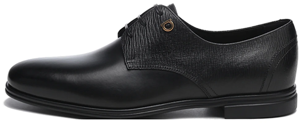 Ferragamo 菲拉格穆 SPENCER 牛皮繫帶德比鞋 黑色 Buy Ferragamo 菲拉格穆 SPENCER 牛皮繫帶德比鞋 黑色