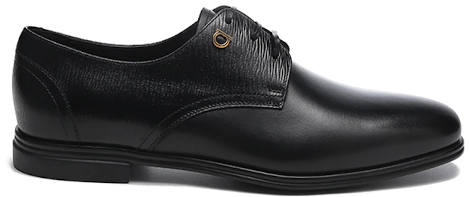 Ferragamo 菲拉格穆 SPENCER 牛皮繫帶德比鞋 黑色 Order Ferragamo 菲拉格穆 SPENCER 牛皮繫帶德比鞋 黑色