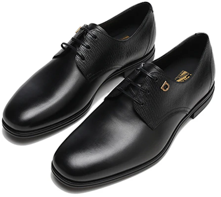Ferragamo 菲拉格穆 SPENCER 牛皮繫帶德比鞋 黑色 Lookbook Ferragamo 菲拉格穆 SPENCER 牛皮繫帶德比鞋 黑色