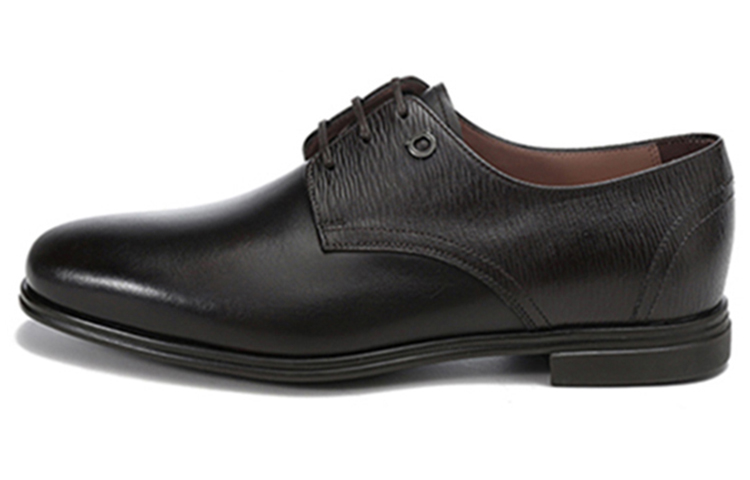 FERRAGAMO Spencer Derby 'Black Leather'