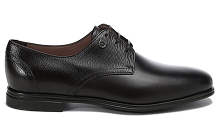 FERRAGAMO Spencer Derby 'Black Leather' 圖 2