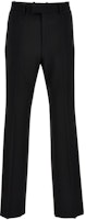 FERRAGAMO SS23 Black Straight-Leg Casual Pants with Hidden Zipper. 0761820 FERRAGAMO SS23 Black Straight-Leg Casual Pants with Hidden Zipper. 0761820