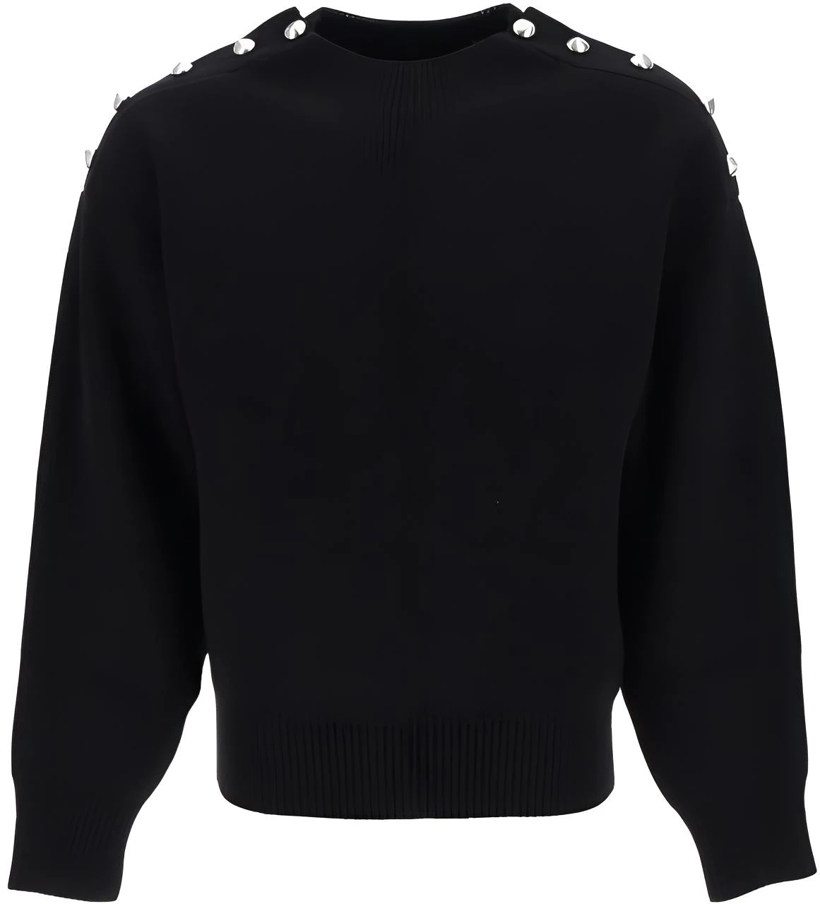 ferragamo-ss-23-black-solid-color-crewneck-long-sleeve-sweatshirt-1221900766502-nero