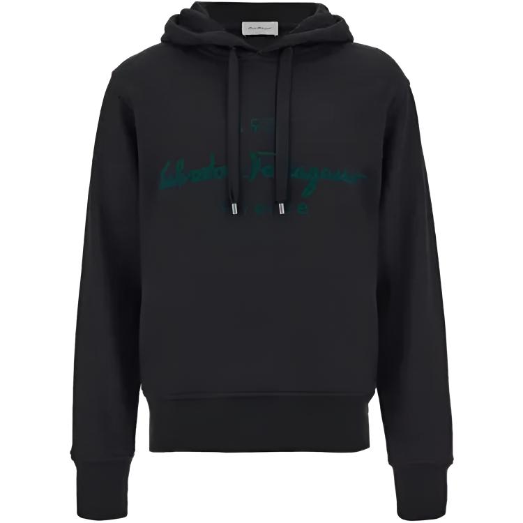 FERRAGAMO SS23 Black Sweatshirt 758961