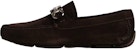 FERRAGAMO Kasut Gelincir Suede 'Hitam' 020350-757737