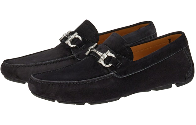 FERRAGAMO Kasut Gelincir Suede 'Hitam' 020350-757737 Shop FERRAGAMO Kasut Gelincir Suede 'Hitam' 020350-757737