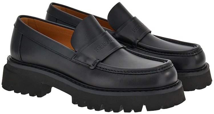 FERRAGAMO Thick Sole Slip-On Loafer 'Black' 021723-762686 Order FERRAGAMO Thick Sole Slip-On Loafer 'Black' 021723-762686