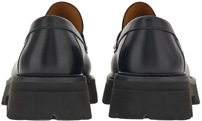 FERRAGAMO Thick Sole Slip-On Loafer 'Black' 021723-762686 Shop FERRAGAMO Thick Sole Slip-On Loafer 'Black' 021723-762686