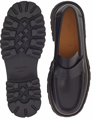 FERRAGAMO Thick Sole Slip-On Loafer 'Black' 021723-762686 Purchase FERRAGAMO Thick Sole Slip-On Loafer 'Black' 021723-762686