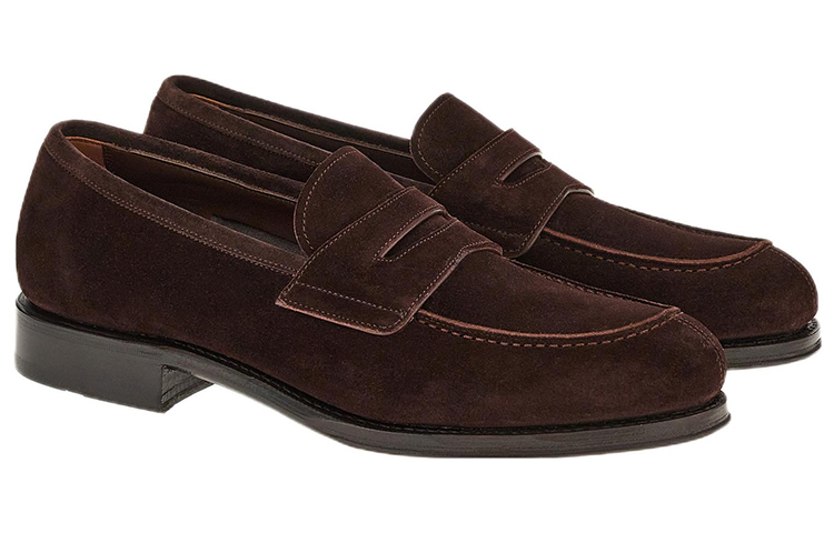 FERRAGAMO Tramezza Loafer 'Dark Brown Velvet' 圖 2