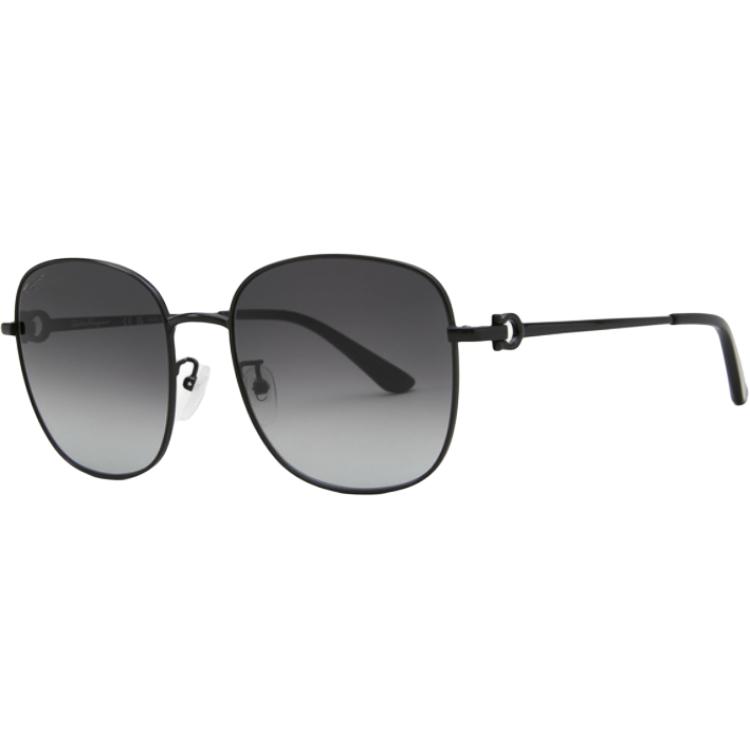 FERRAGAMO Unisex Gold Square Metal Sunglasses UV Protection Travel Style SF232SK