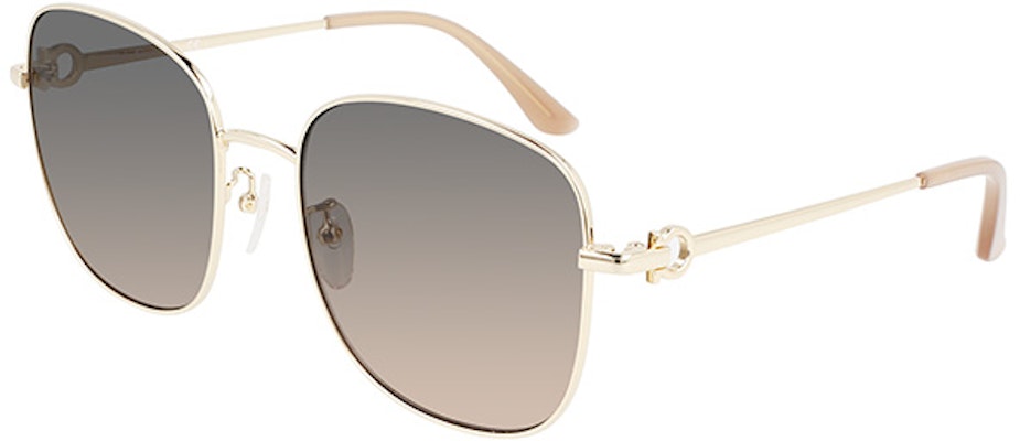 페라가모 유니섹스 골드 메탈 사각 선글라스 UV 차단 여행 스타일 SF232SK Lookbook 페라가모 유니섹스 골드 메탈 사각 선글라스 UV 차단 여행 스타일 SF232SK