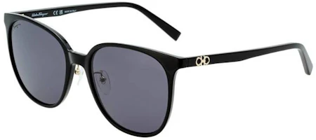 Order Ferragamo Unisex Round Black Sunglasses UV Protection Stylish Classic Design. SF1096SLBK00158
