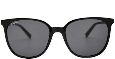 Lookbook Ferragamo Unisex Round Black Sunglasses UV Protection Stylish Classic Design. SF1096SLBK00158