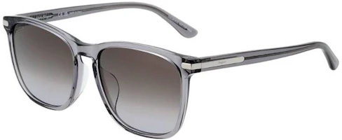 Order FERRAGAMO Unisex Silver Square Sunglasses UV Protection Trendy Casual Design SF1098SLBK02058