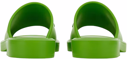 Shop FERRAGAMO Brede Band Open-Teen Slide ''Groen'' 021678-763220