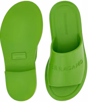 Purchase FERRAGAMO Brede Band Open-Teen Slide ''Groen'' 021678-763220