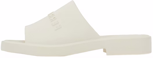 FERRAGAMO Wide Strap Open-Toe Slide 'White' 021678-763218 FERRAGAMO Wide Strap Open-Toe Slide 'White' 021678-763218