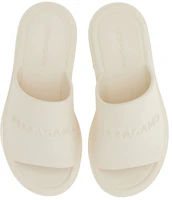 Lookbook FERRAGAMO Wide Strap Open-Toe Slide 'White' 021678-763218
