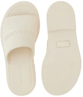 Purchase FERRAGAMO Wide Strap Open-Toe Slide 'White' 021678-763218