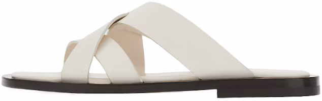 Buy FERRAGAMO Sandalo Intrecciato con Lacci Incrociati ''Bianco'' 021718-763265