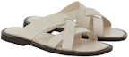 Order FERRAGAMO Sandales Tressées à Brides Croisées ''Blanc'' 021718-763265