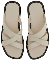 Lookbook FERRAGAMO Sandalo Intrecciato con Lacci Incrociati ''Bianco'' 021718-763265