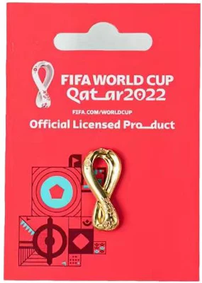 FIFA World Cup Qatar 2022 World Cup Emblem Badge Creative Gold Accessory 3cm. F22-PN-0002 Buy FIFA World Cup Qatar 2022 World Cup Emblem Badge Creative Gold Accessory 3cm. F22-PN-0002