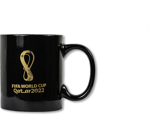 FIFA World Cup Qatar 2022 World Cup Mascot Emblem Black Mug 9.6cm Limited Edition Merchandise F22-MG-0001 Buy FIFA World Cup Qatar 2022 World Cup Mascot Emblem Black Mug 9.6cm Limited Edition Merchandise F22-MG-0001