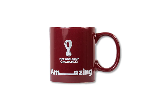 FIFA World Cup Qatar 2022 World Cup Mascot Logo Red Mug 9cm Football Collectible F22-MG-0003 Buy FIFA World Cup Qatar 2022 World Cup Mascot Logo Red Mug 9cm Football Collectible F22-MG-0003