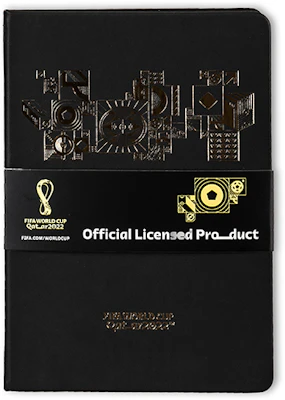 FIFA World Cup Qatar 2022 World Cup Official Notebook Black Gold Edition Memorabilia F22-NB-0003 Buy FIFA World Cup Qatar 2022 World Cup Official Notebook Black Gold Edition Memorabilia F22-NB-0003