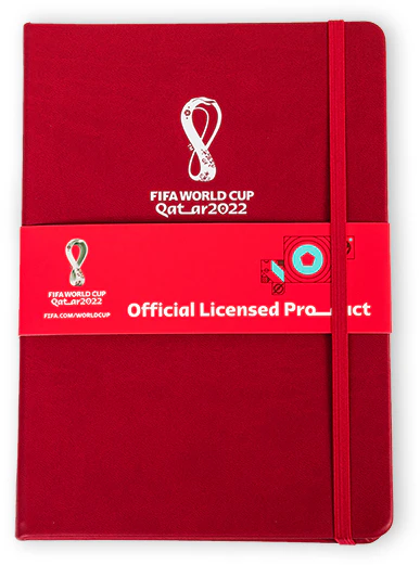 fifa-world-cup-qatar-2022-world-cup-official-notebook-burgundy-football-memorabilia-f22-nb-0001