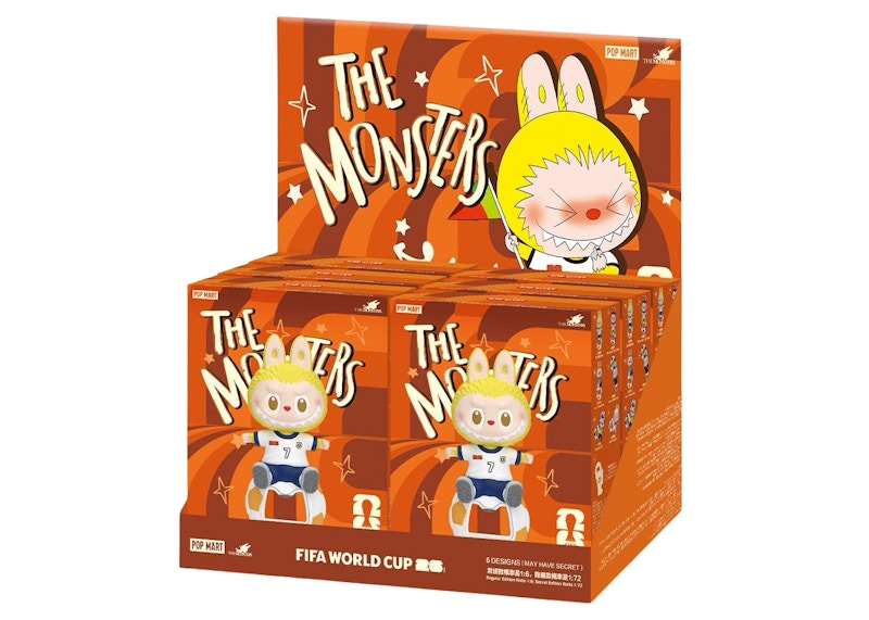 FIFA x Pop Mart THE MONSTERS SERIES Labubu Bottle Opener Fridge Magnet Sealed Case (6 Blind Box)