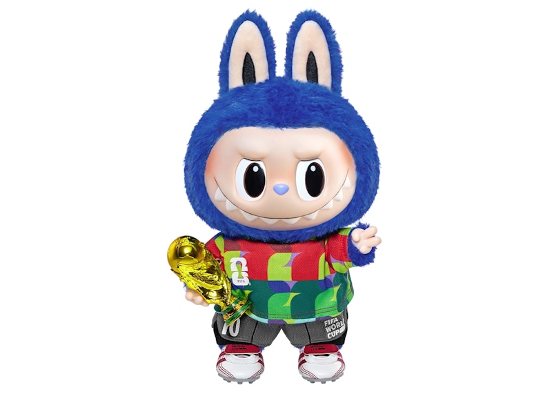 FIFA x Pop Mart THE MONSTERS SERIES Labubu Catch the Win Vinyl Plush Doll
